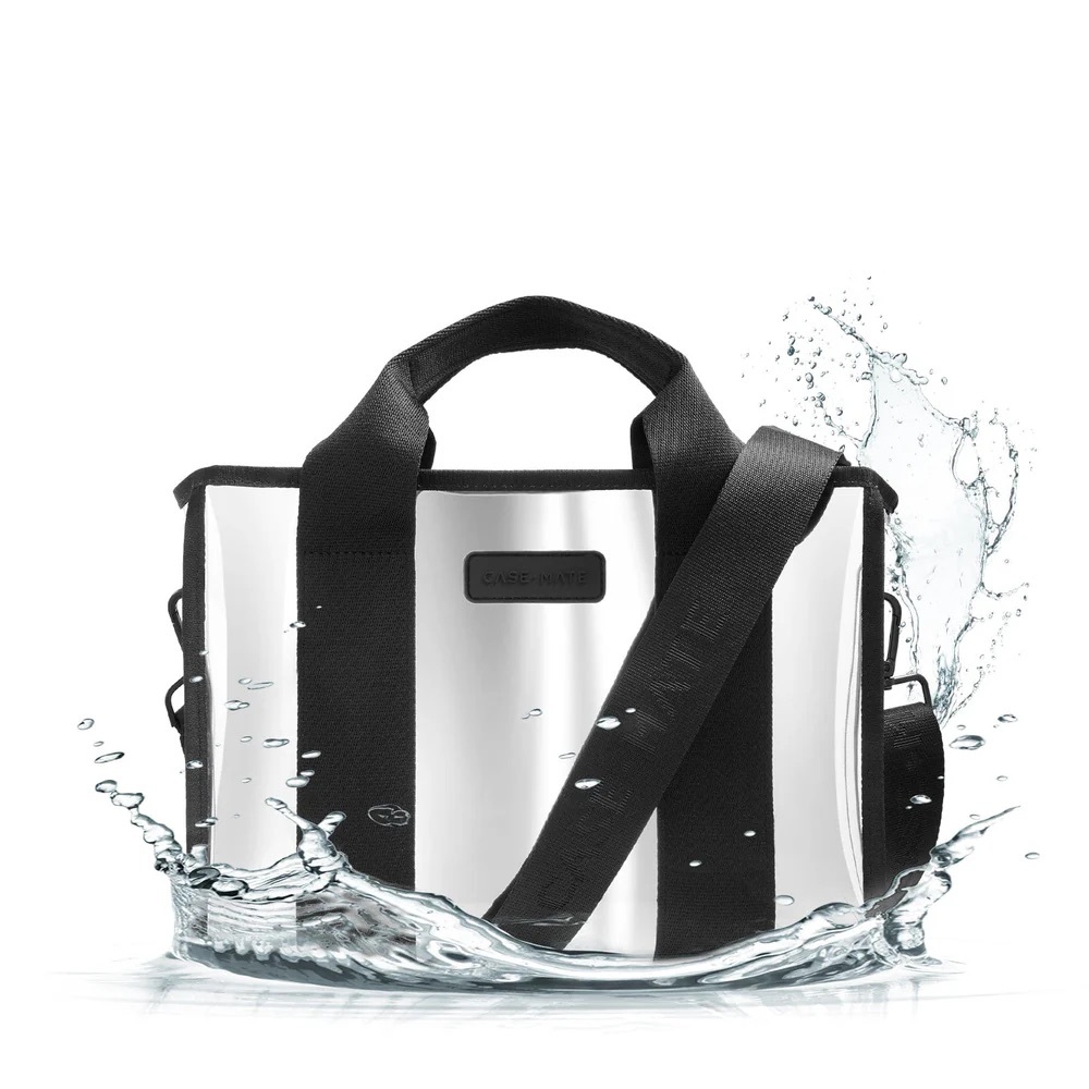 Black and Silver Mirror Women's Bag